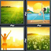 4 Pics 1 Word Levels Sunrise