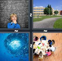 4 Pics 1 Word Levels School