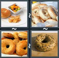 4 Pics 1 Word Levels Bagel
