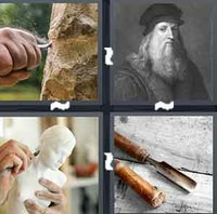4 Pics 1 Word Levels Sculptor