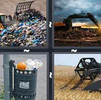 4 Pics 1 Word Levels Trash