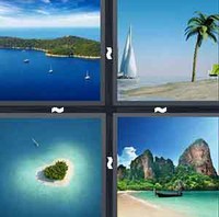 4 Pics 1 Word Levels Island