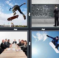 4 Pics 1 Word Levels Board