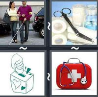 4 Pics 1 Word Levels Aid