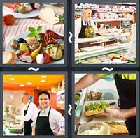 4 Pics 1 Word Deli