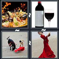 4 Pics 1 Word Levels Spain