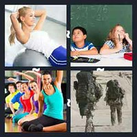 4 Pics 1 Word Levels Exercise