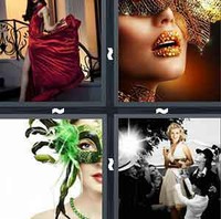 4 Pics 1 Word Glamour