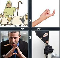 4 Pics 1 Word Crook