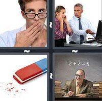 4 Pics 1 Word Mistake
