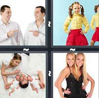 4 Pics 1 Word Levels Twins