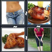 4 Pics 1 Word Levels Thigh