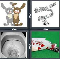 4 Pics 1 Word Levels Flush