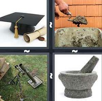 4 Pics 1 Word Mortar