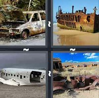4 Pics 1 Word Levels Wreck