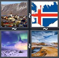 4 Pics 1 Word Iceland