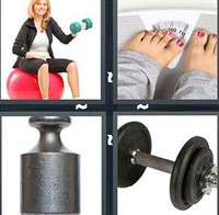 4 Pics 1 Word Levels Weight