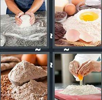 4 Pics 1 Word Levels Flour
