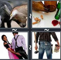 4 Pics 1 Word Butt