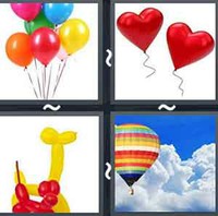 4 Pics 1 Word Levels Balloon