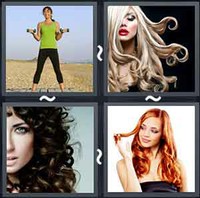 4 Pics 1 Word Curls
