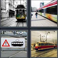 4 Pics 1 Word Levels Tram