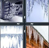 4 Pics 1 Word Icicle