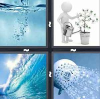 4 Pics 1 Word Levels Water