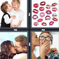 4 Pics 1 Word Levels Kiss