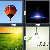 4 Pics 1 Word Rise