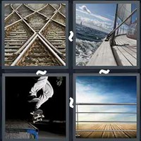 4 Pics 1 Word Rail