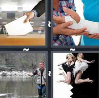 4 Pics 1 Word Cast