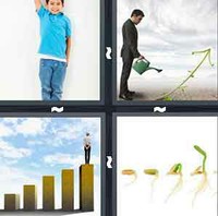 4 Pics 1 Word Levels Growing