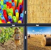 4 Pics 1 Word Levels Straw