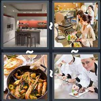 4 Pics 1 Word Levels Kitchen