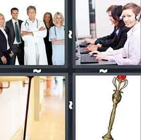 4 Pics 1 Word Staff