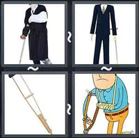 4 Pics 1 Word Crutch