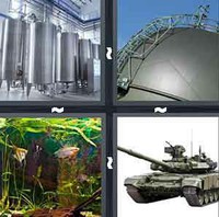 4 Pics 1 Word Tank