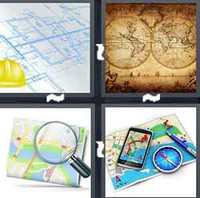 4 Pics 1 Word Levels Map