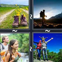 4 Pics 1 Word Levels Hiking