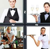 4 Pics 1 Word Levels Waitress