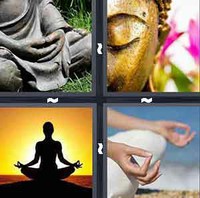 4 Pics 1 Word Meditate