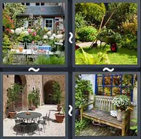 4 Pics 1 Word Levels Backyard