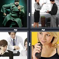 4 Pics 1 Word Dictate