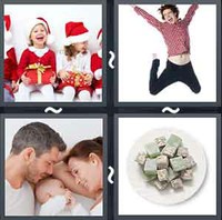 4 Pics 1 Word Delighted