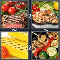 4 Pics 1 Word Levels Grilled