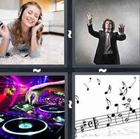 4 Pics 1 Word Levels Music