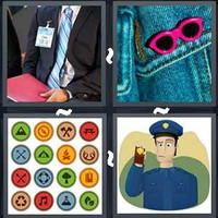 4 Pics 1 Word Badge