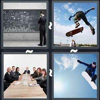 4 Pics 1 Word Levels Board