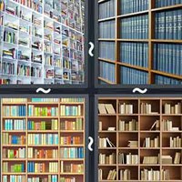 4 Pics 1 Word Bookcase